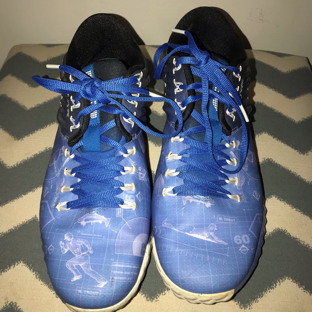 Nike Mike Trout Blueprint turf shoes!